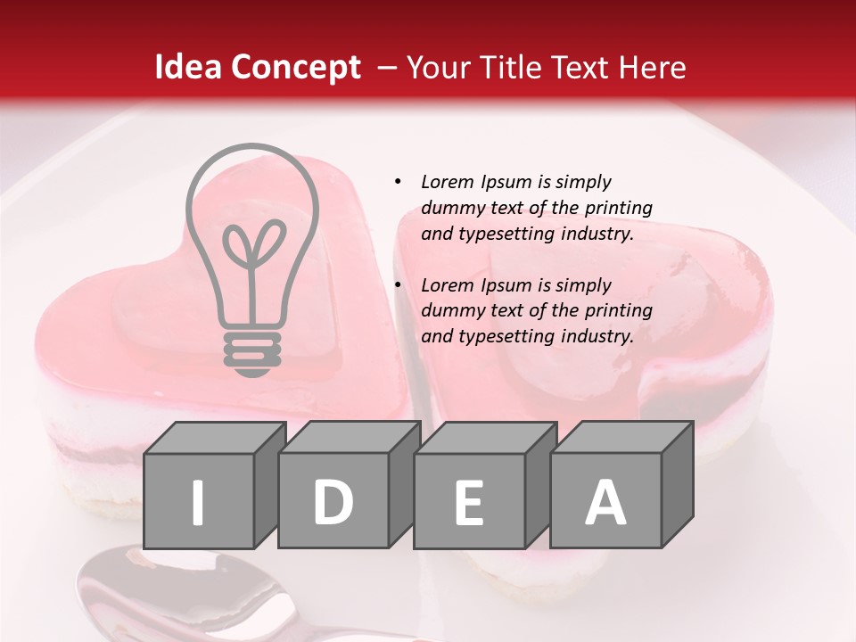 Cake Box Tulip PowerPoint Template