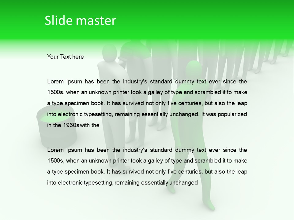 Holiday Letter Decoration PowerPoint Template