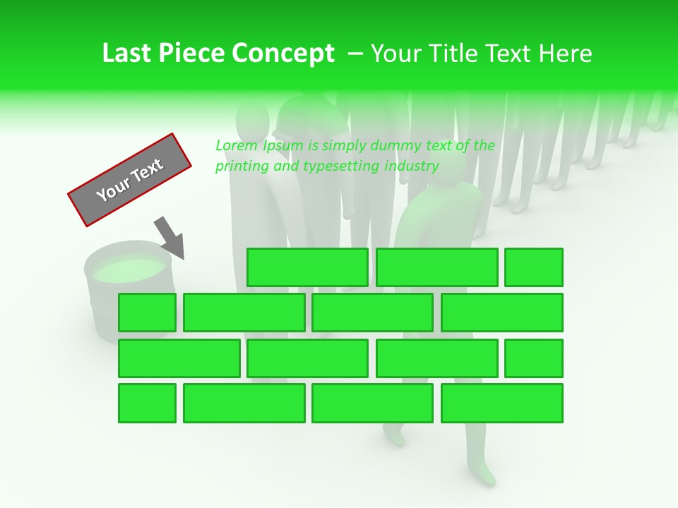 Holiday Letter Decoration PowerPoint Template