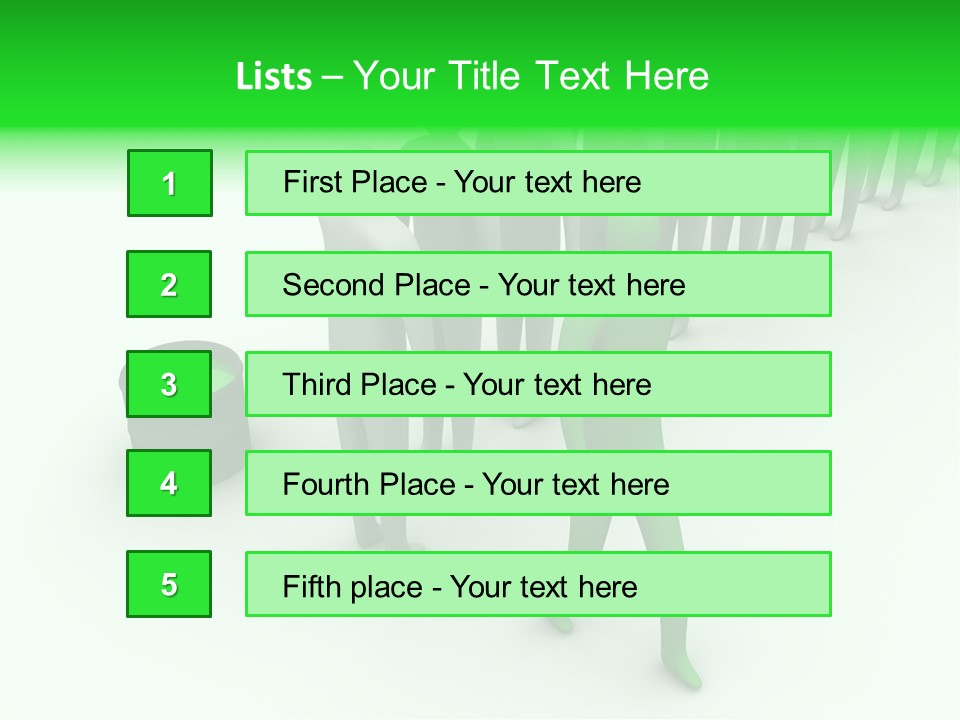 Holiday Letter Decoration PowerPoint Template
