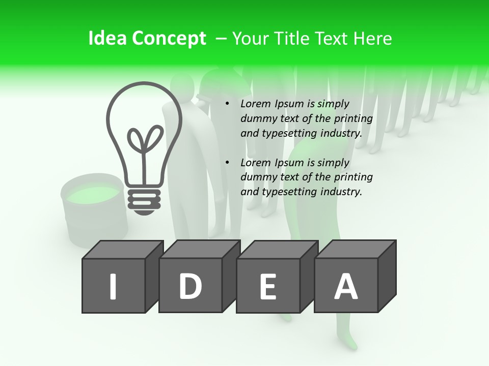 Holiday Letter Decoration PowerPoint Template