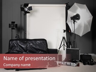Photo Occupation Photographing PowerPoint Template