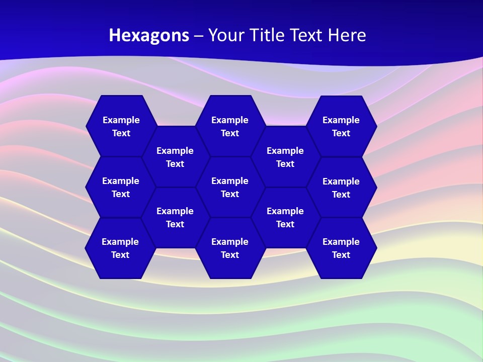 Border Rainbow Background PowerPoint Template