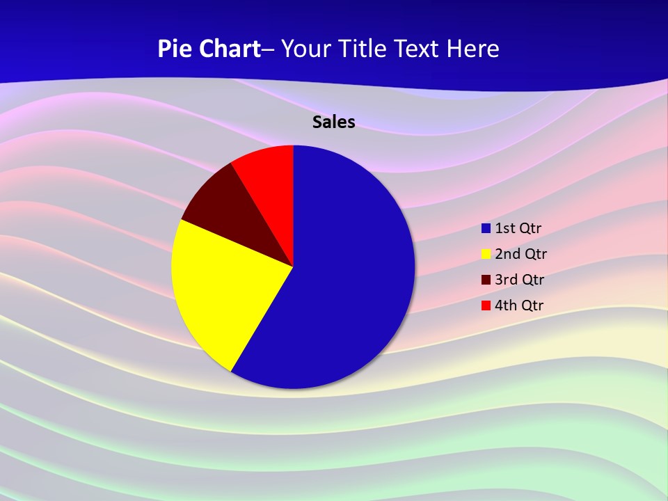 Border Rainbow Background PowerPoint Template