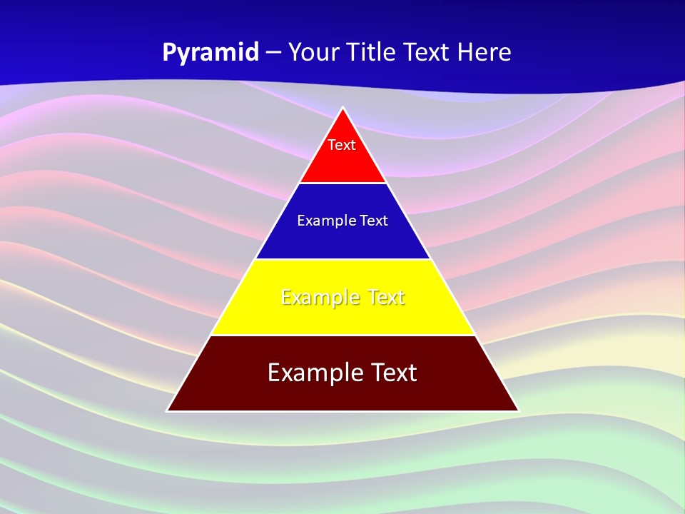 Border Rainbow Background PowerPoint Template
