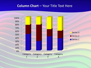 Border Rainbow Background PowerPoint Template