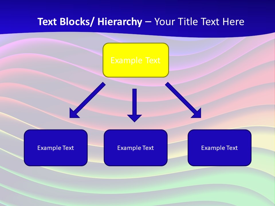 Border Rainbow Background PowerPoint Template