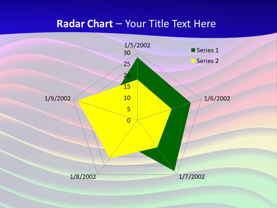Border Rainbow Background PowerPoint Template