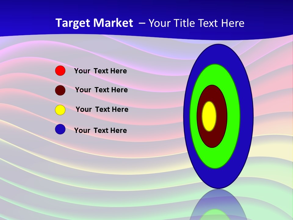 Border Rainbow Background PowerPoint Template