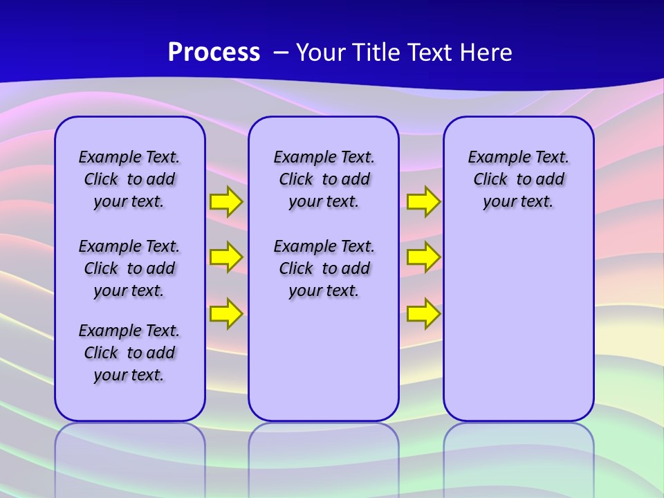 Border Rainbow Background PowerPoint Template