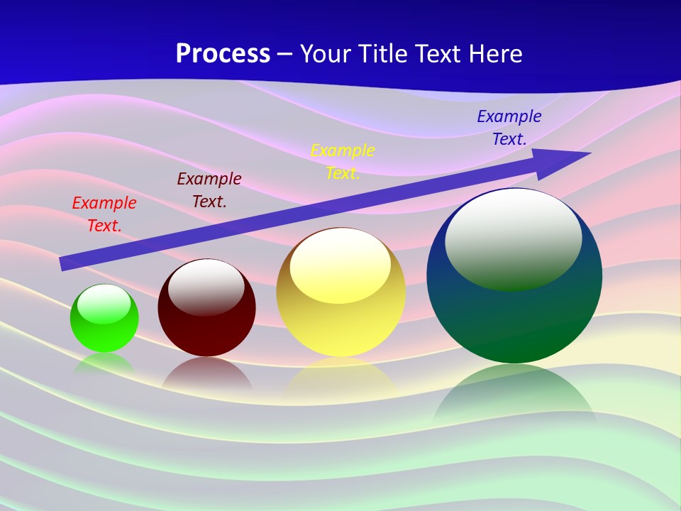 Border Rainbow Background PowerPoint Template