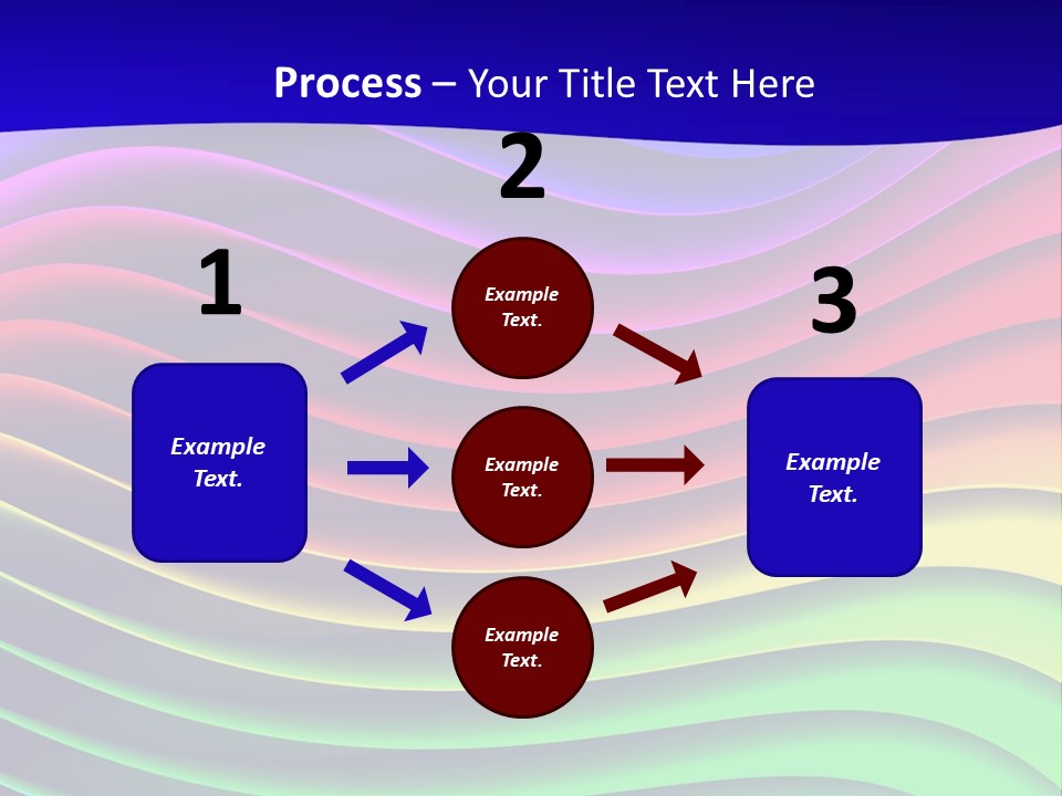 Border Rainbow Background PowerPoint Template