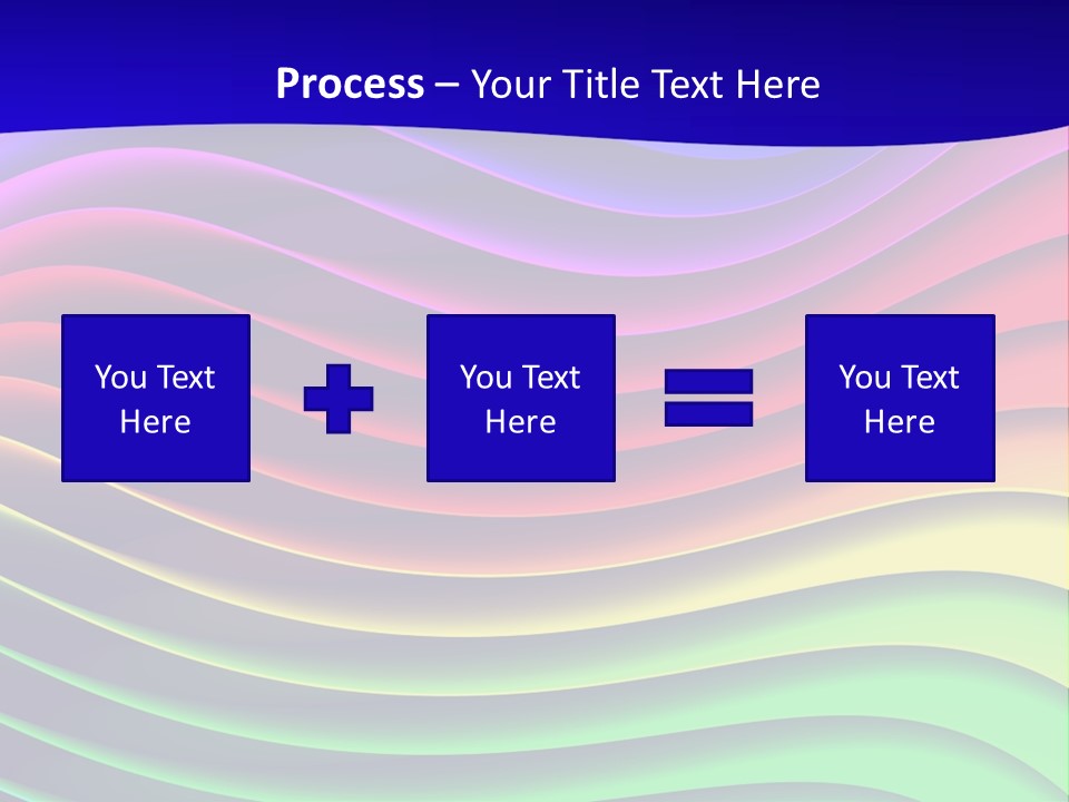 Border Rainbow Background PowerPoint Template
