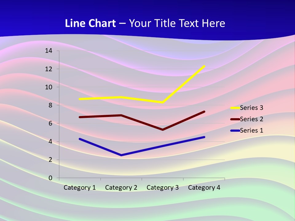 Border Rainbow Background PowerPoint Template