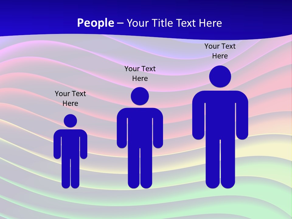 Border Rainbow Background PowerPoint Template