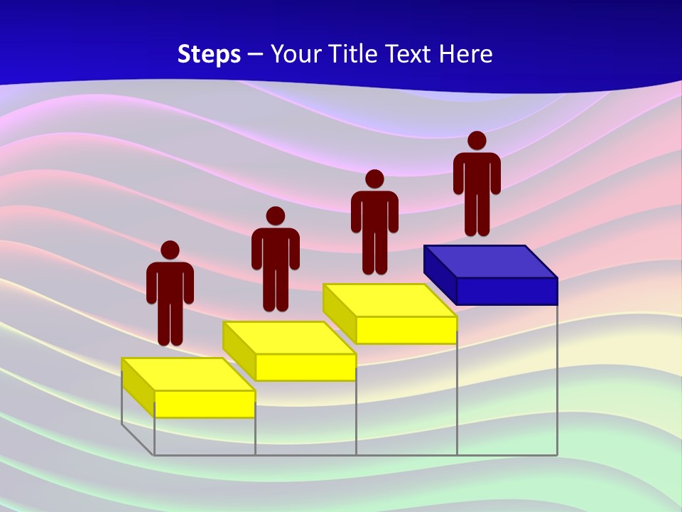 Border Rainbow Background PowerPoint Template