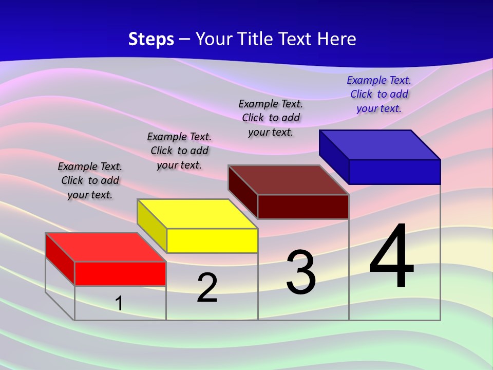 Border Rainbow Background PowerPoint Template