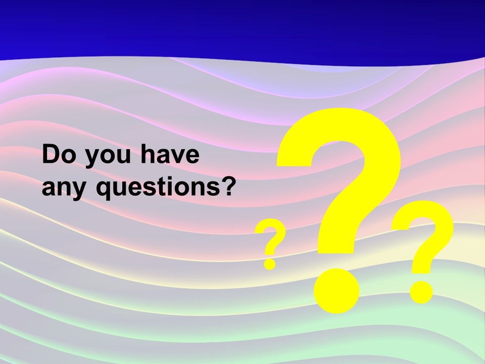 Border Rainbow Background PowerPoint Template