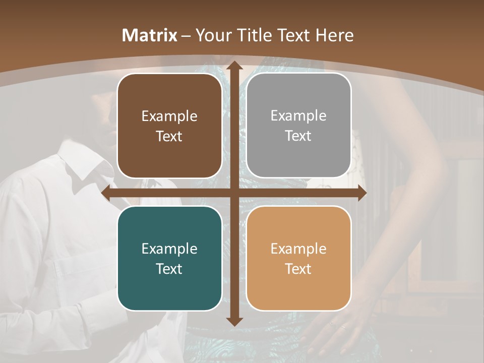 Bedroom Lingerie People PowerPoint Template