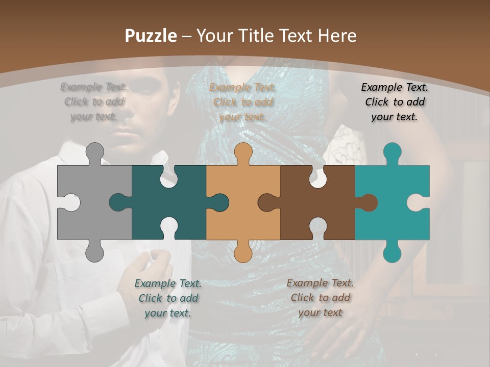 Bedroom Lingerie People PowerPoint Template