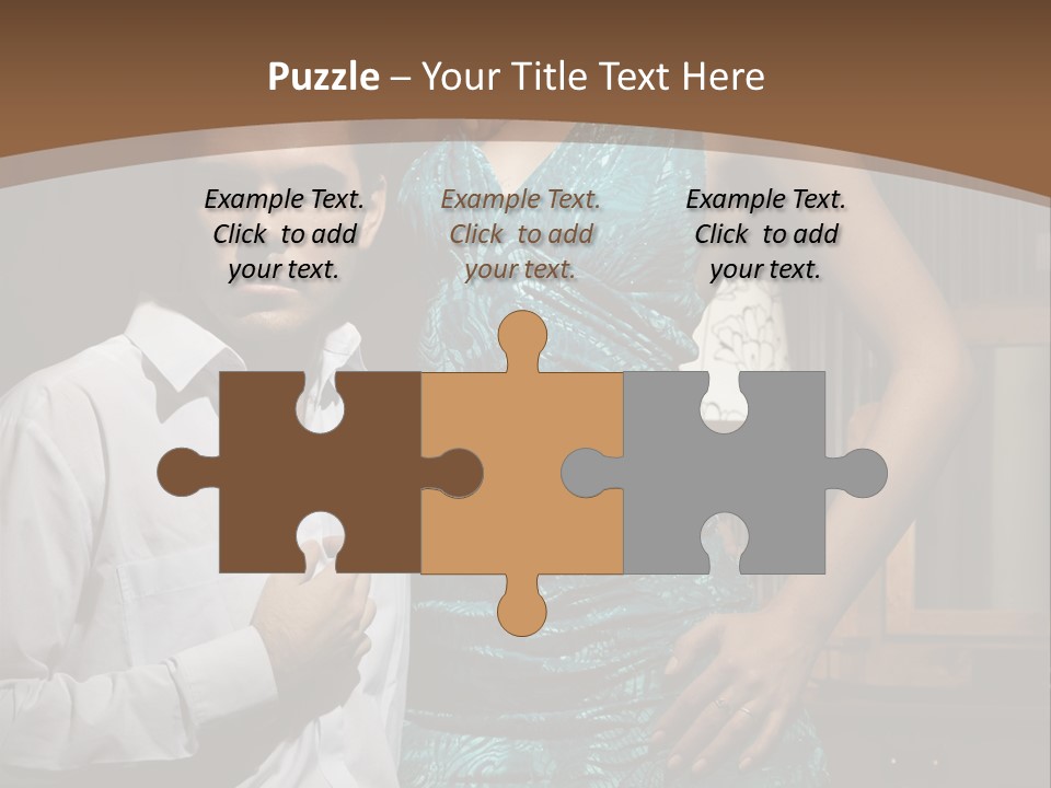 Bedroom Lingerie People PowerPoint Template