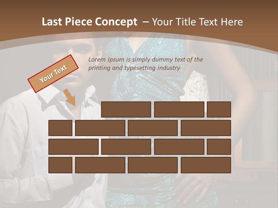 Bedroom Lingerie People PowerPoint Template