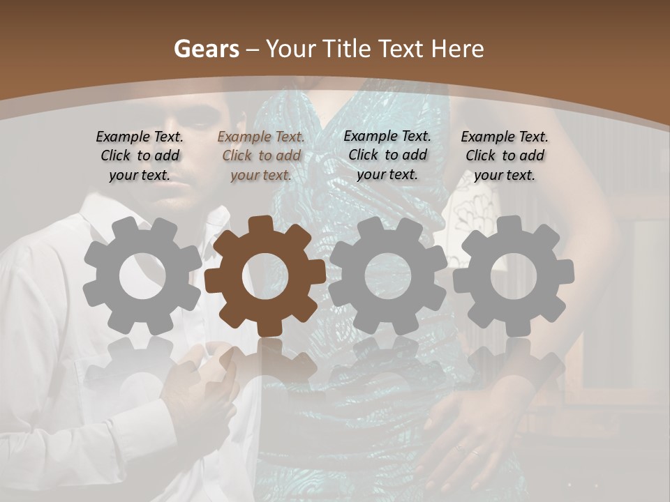 Bedroom Lingerie People PowerPoint Template