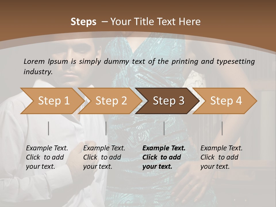 Bedroom Lingerie People PowerPoint Template