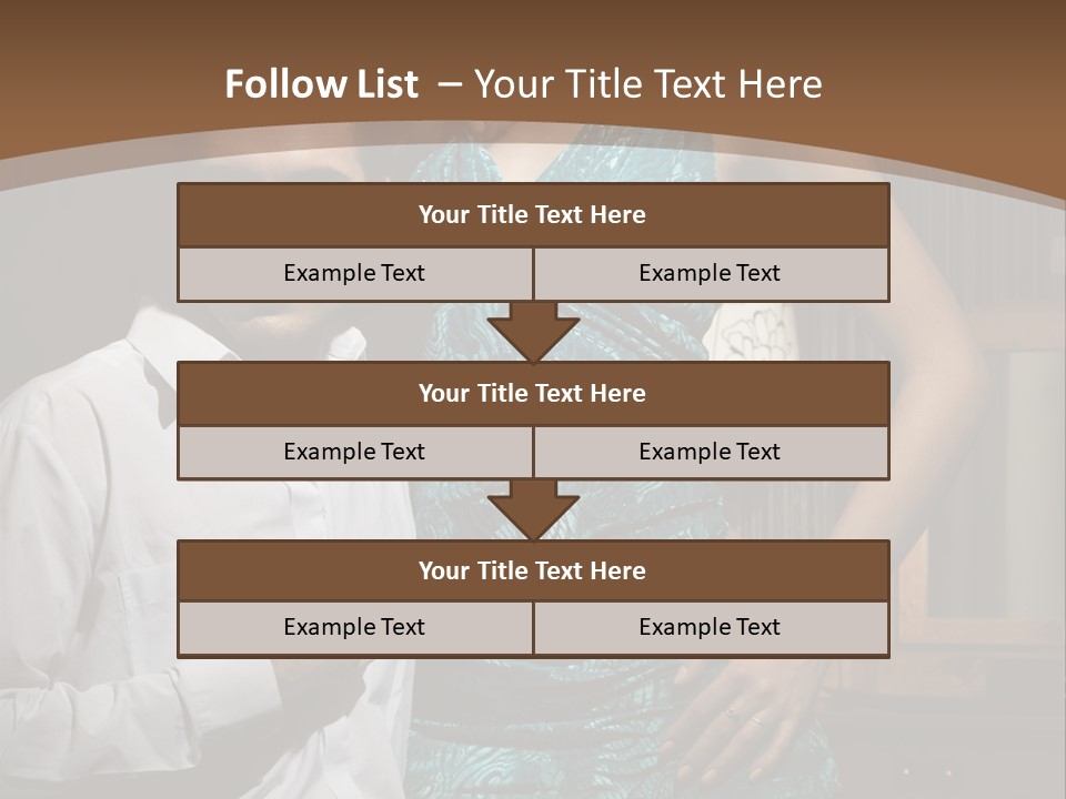 Bedroom Lingerie People PowerPoint Template