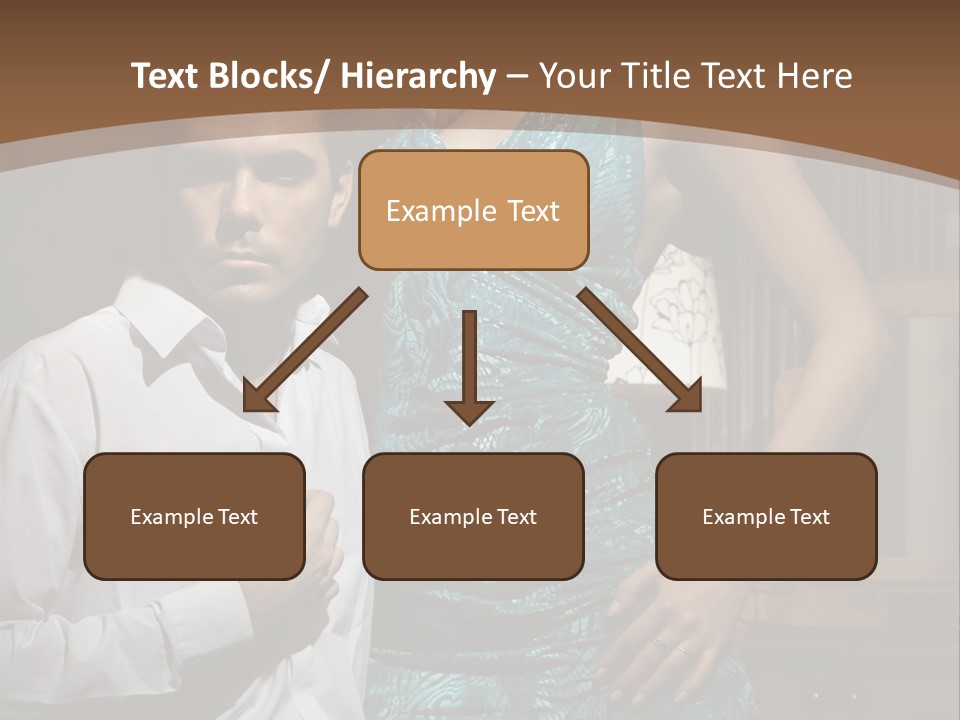 Bedroom Lingerie People PowerPoint Template