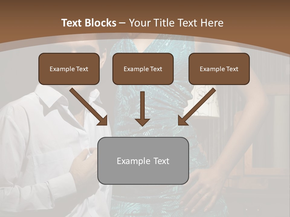 Bedroom Lingerie People PowerPoint Template