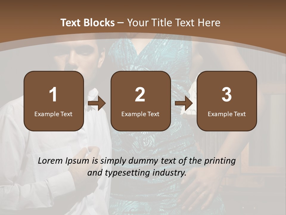 Bedroom Lingerie People PowerPoint Template