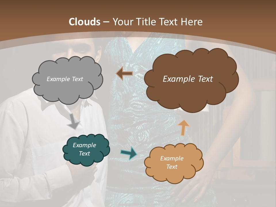 Bedroom Lingerie People PowerPoint Template