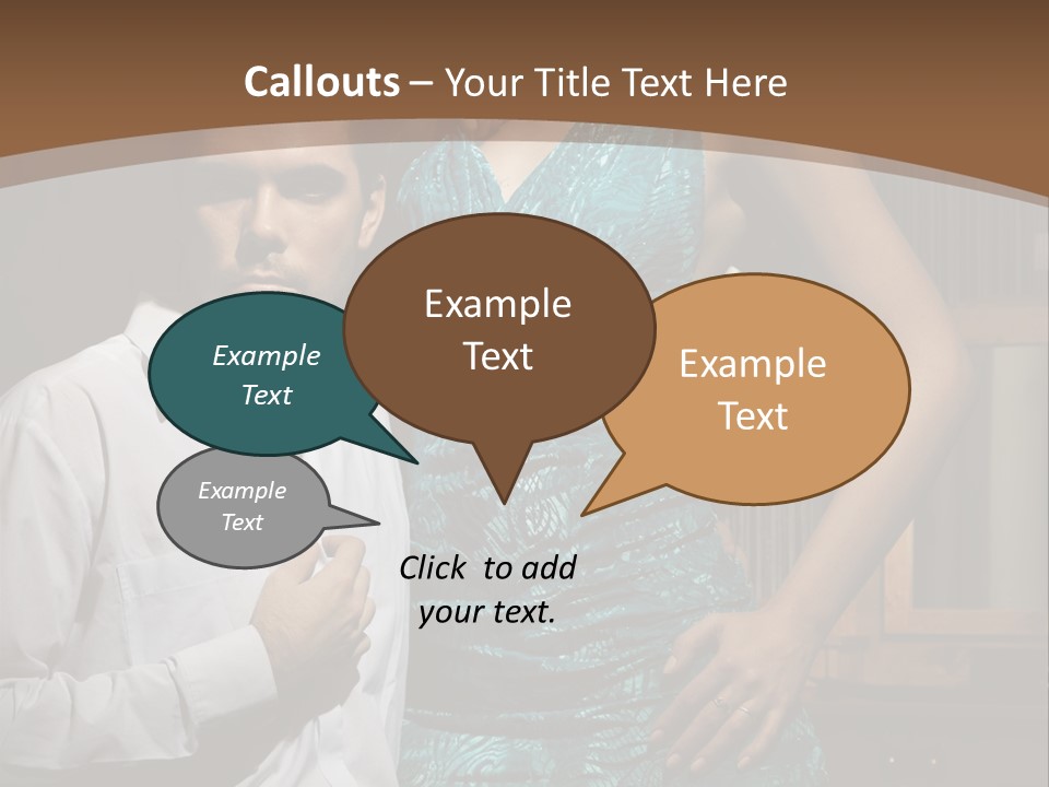 Bedroom Lingerie People PowerPoint Template