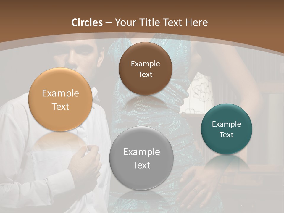 Bedroom Lingerie People PowerPoint Template