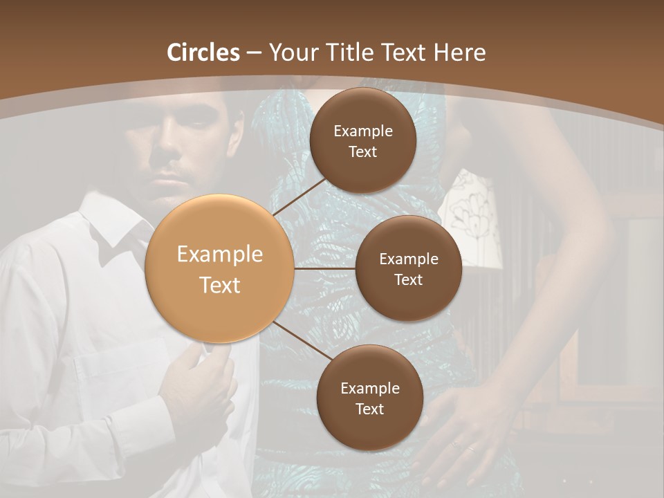 Bedroom Lingerie People PowerPoint Template