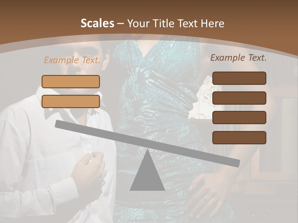 Bedroom Lingerie People PowerPoint Template