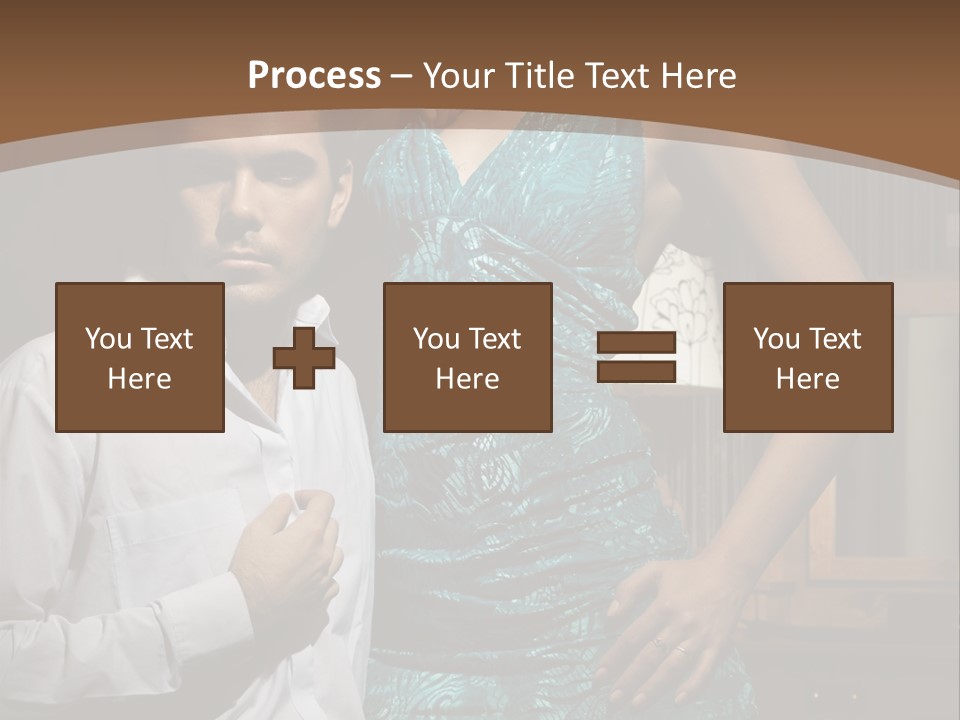 Bedroom Lingerie People PowerPoint Template