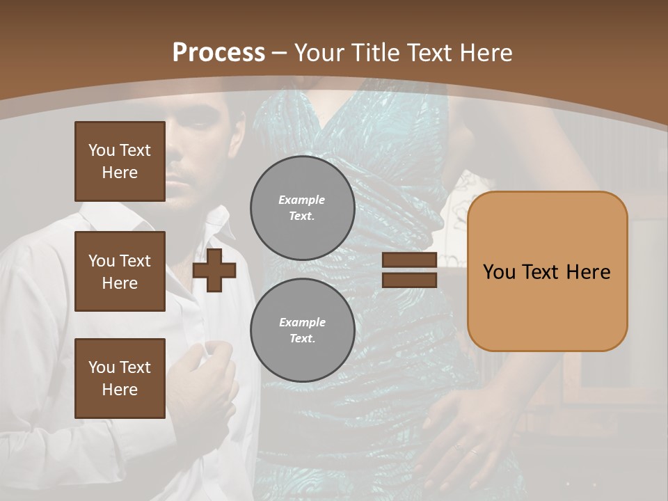 Bedroom Lingerie People PowerPoint Template