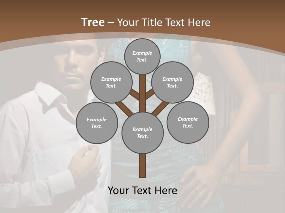 Bedroom Lingerie People PowerPoint Template