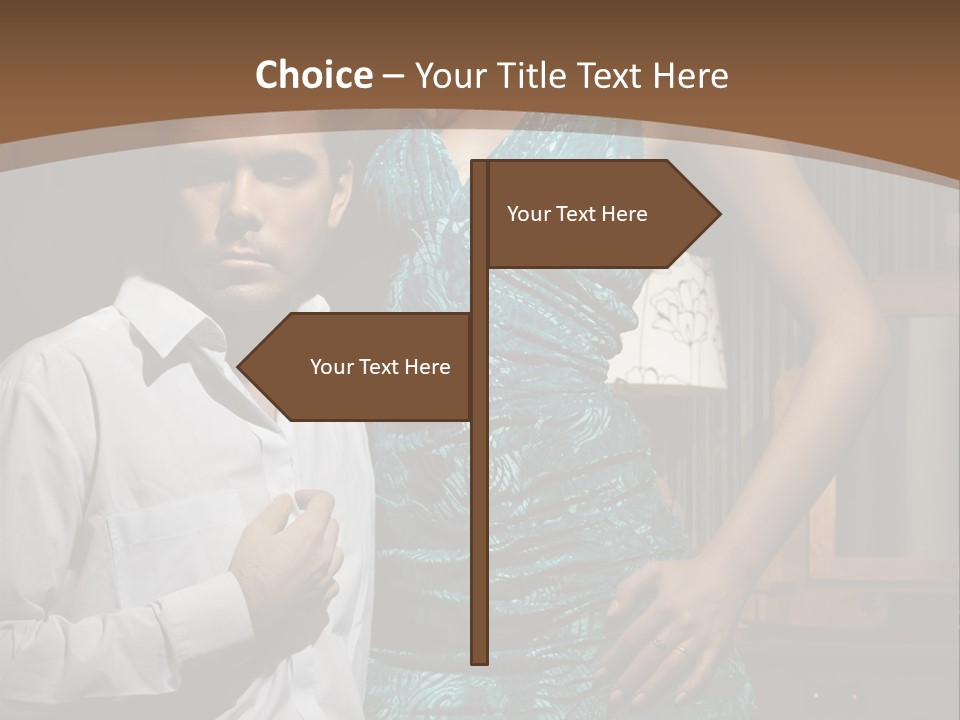 Bedroom Lingerie People PowerPoint Template