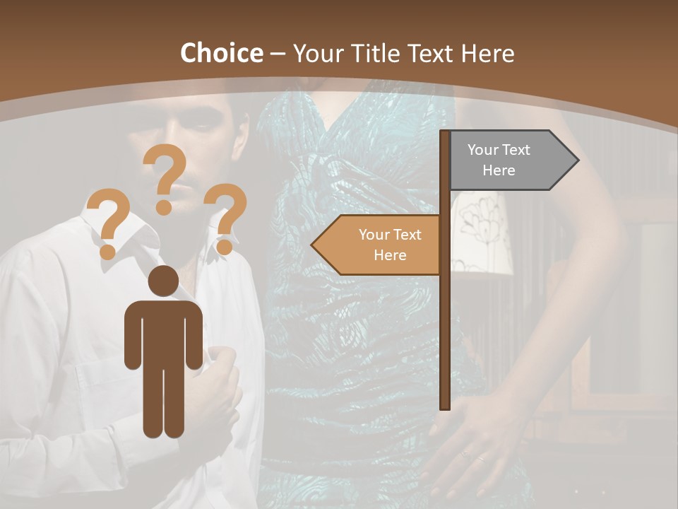 Bedroom Lingerie People PowerPoint Template