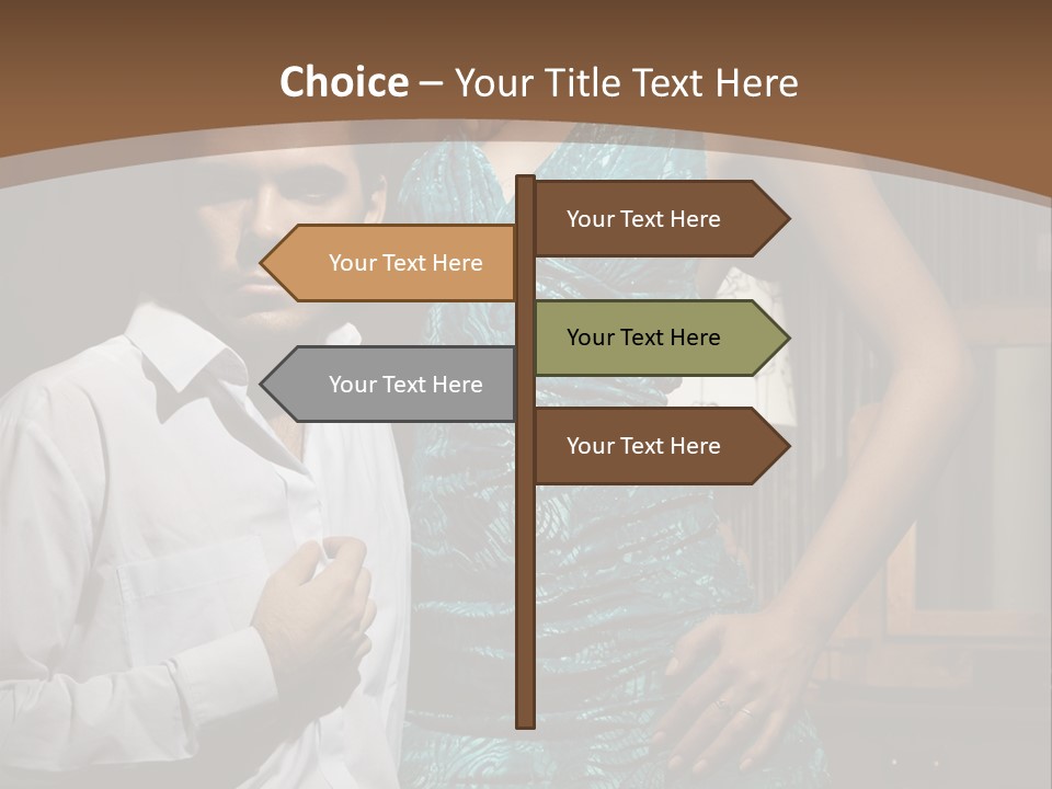 Bedroom Lingerie People PowerPoint Template