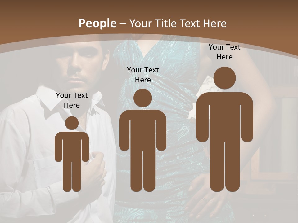 Bedroom Lingerie People PowerPoint Template