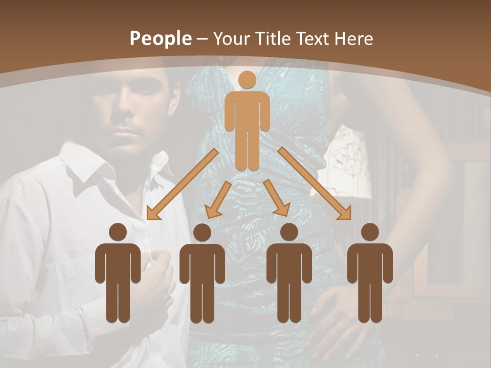 Bedroom Lingerie People PowerPoint Template