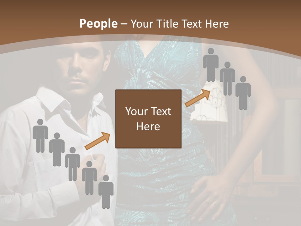 Bedroom Lingerie People PowerPoint Template