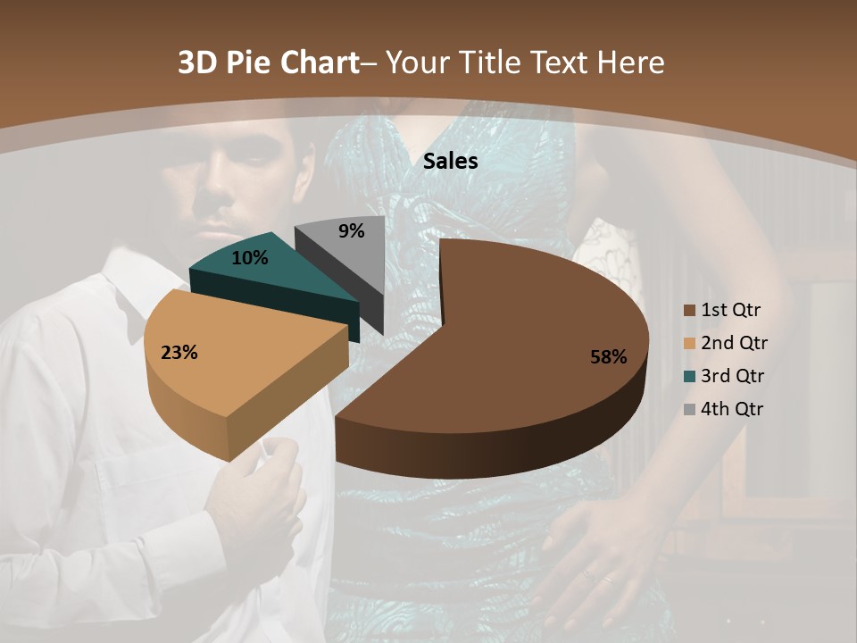 Bedroom Lingerie People PowerPoint Template