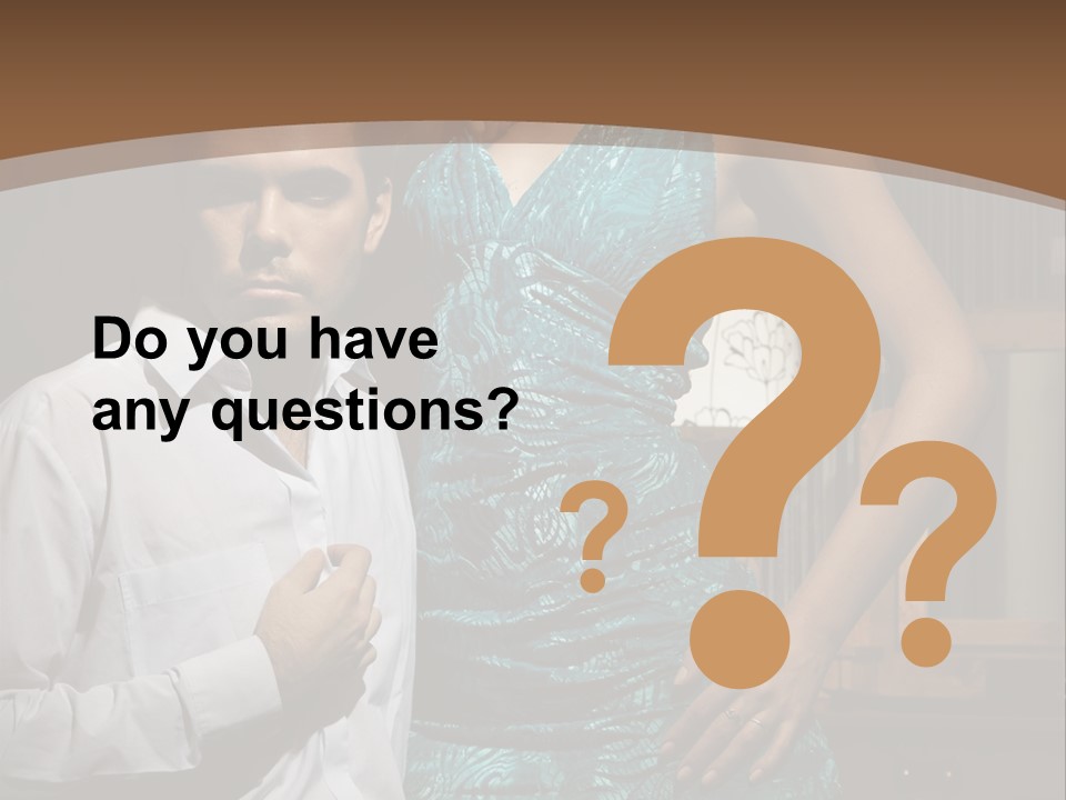 Bedroom Lingerie People PowerPoint Template