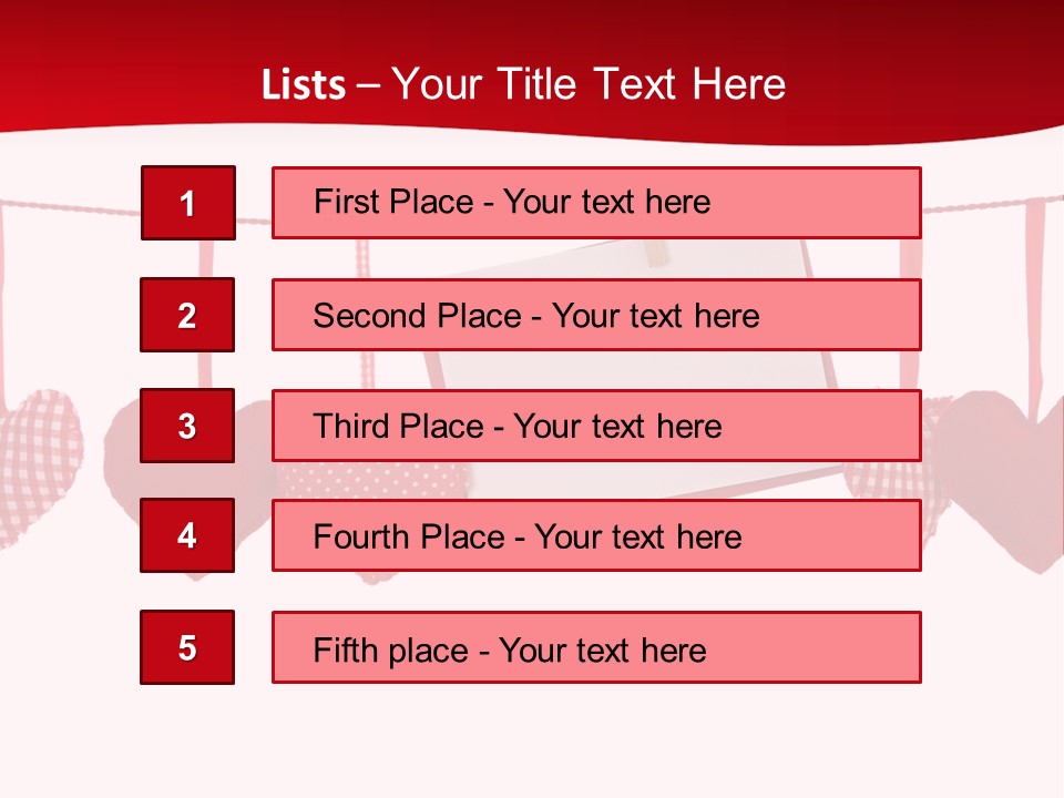 Holiday Letter Decoration PowerPoint Template
