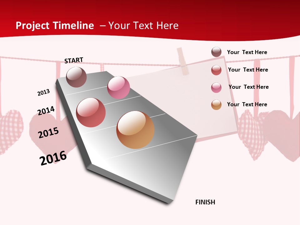 Holiday Letter Decoration PowerPoint Template